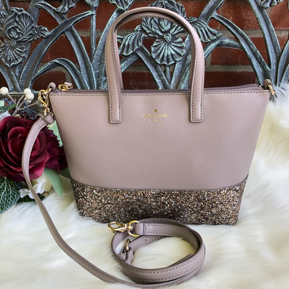 🎀🎀Kate Spade Greta Court Ina Glitter Crossbody - Picture 5 of 8